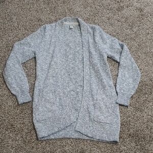 L.L. Bean Cardigan Women's Heather Blue Cotton Sweater Size XS